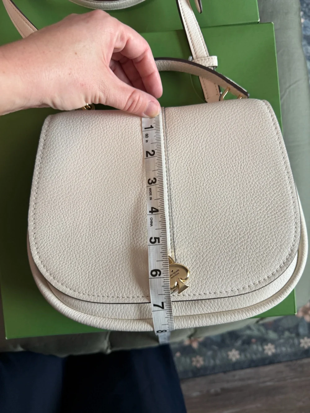 NWT kate spade Ivory Pebbled Leather Crossbody and Card Wallet Set